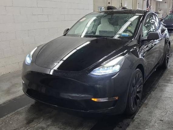 TESLA MODEL Y 2022 7SAYGDEF1NF451579 image